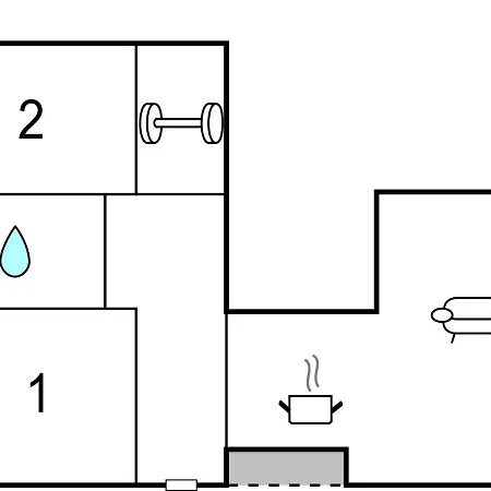 Nice In With 2 Bedrooms And Wifi